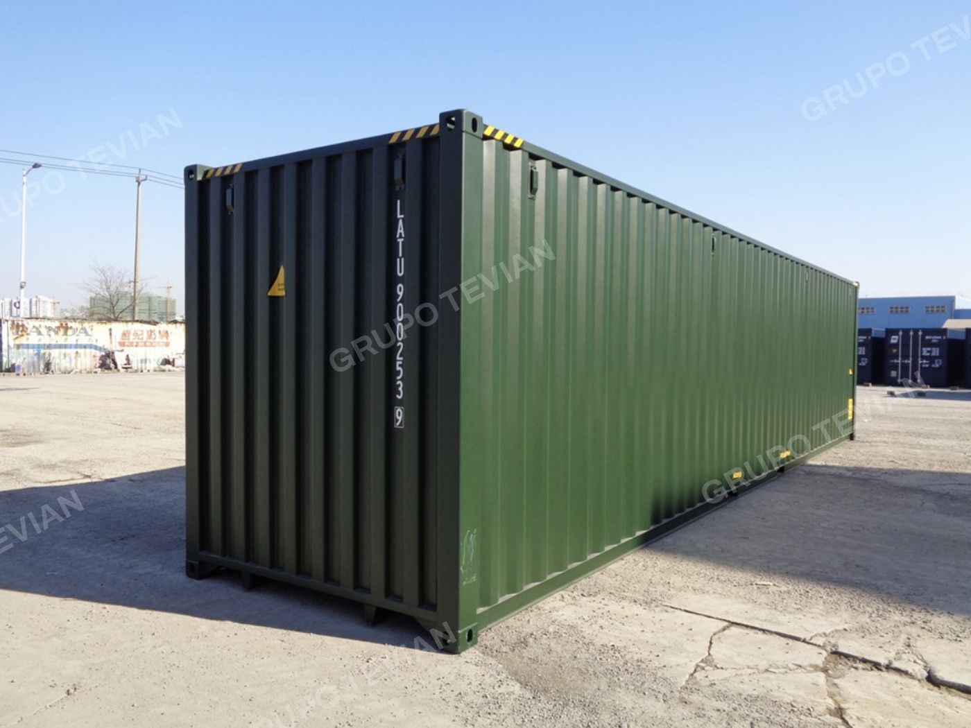 Contenedor 40 High Cube de un solo viaje